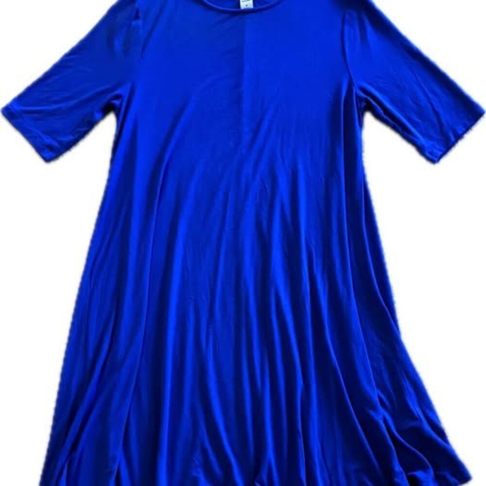 Old Navy Royal Blue 3/4 Sleeve Swing Dress M